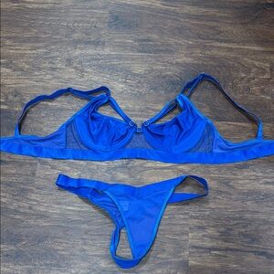 Blue Women's Swim Set